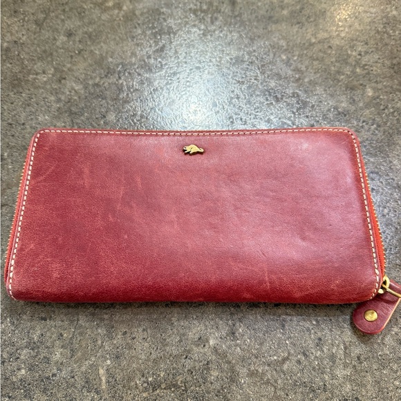 Roots Red Rust Leather Wallet - Picture 2 of 13